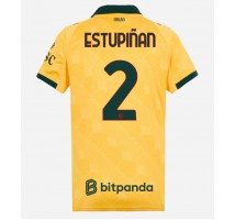 AC Milan Pervis Estupinan #2 Koszulka Trzecia damskie 2025-26 Krótki Rękaw